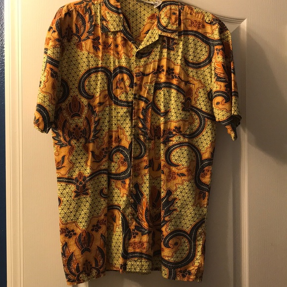 Canyon River Blues Other - Hawaiian Tribal Buttondown shirt